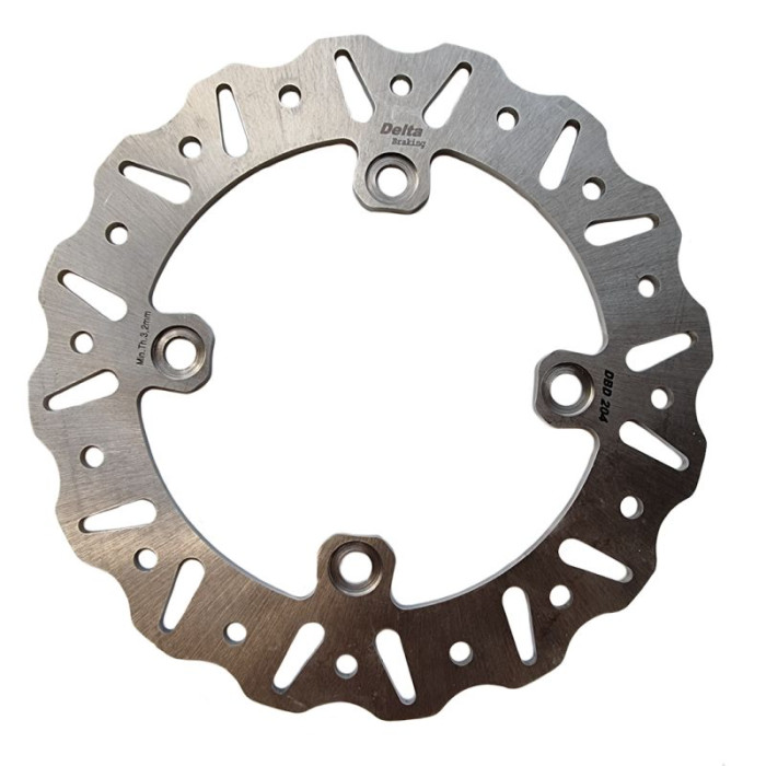 DELTA BRAKING stabdžių diskas galas HONDA XR 400 '96-04, XR 600 '91-99, WAVE (220X125X4mm) (4X10,5mm) (NG043)