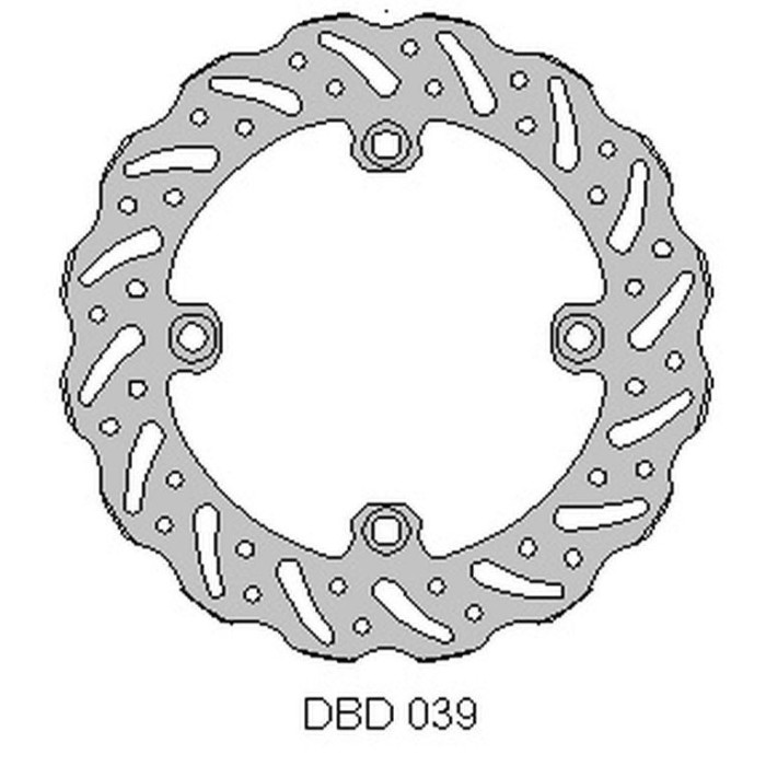 DELTA BRAKING brake disc rear HUSQUARNA CR / WR 125 '00-13, TR / TC / WR 250 '00-13, TE / TC 450 / 510 / 610 '05-10, WAVE