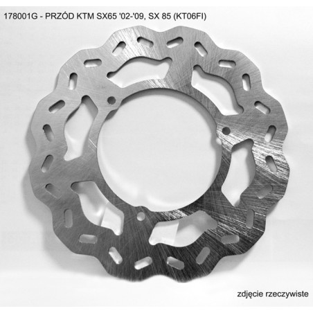 GROSSKOPF brake disc front KTM SX65 '02-'09, SX 85 (KT06FI)
