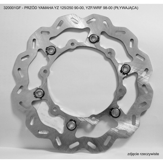 GROSSKOPF brake disc front YAMAHA YZ 125 / 250 '90-'00, YZF / WRF '98-'00 (floating)