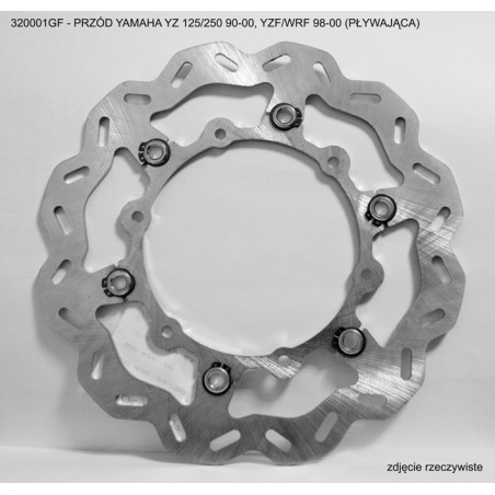 GROSSKOPF stabdžių diskas priekis YAMAHA YZ 125 / 250 '90-'00, YZF / WRF '98-'00 (plaukiojantis)