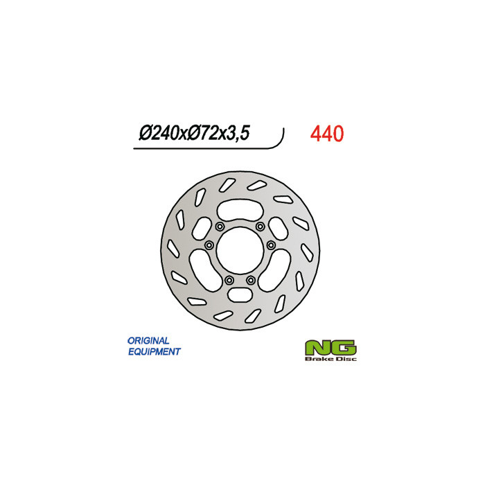 NG brake disc front BETA 50 (240x72x3.5)