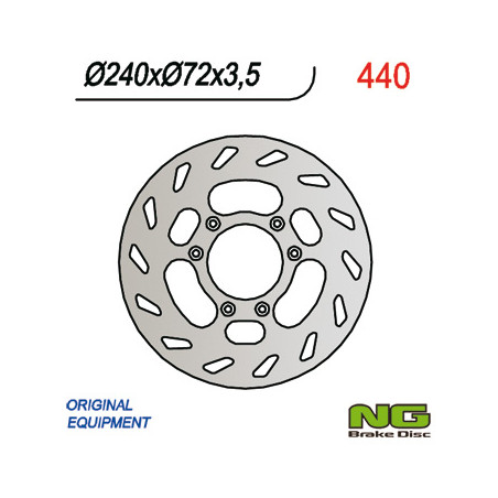 NG brake disc front BETA 50 (240x72x3.5)