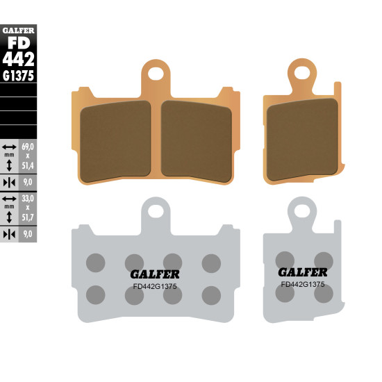 GALFER stabdžių kaladėlės...