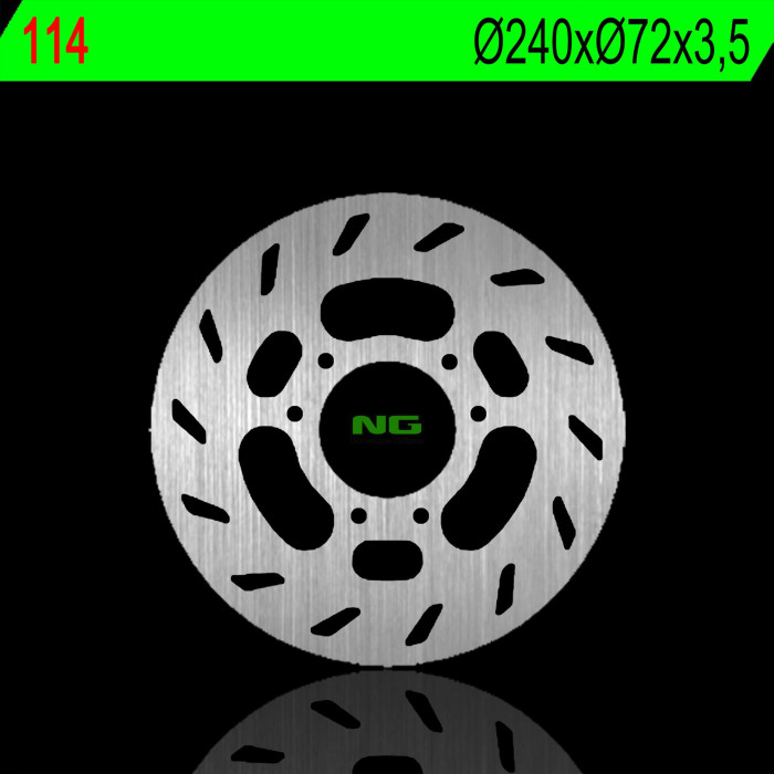 NG brake disc front BETA 50 ENDURO RR 98-05, KTM EXC 50 99-00 (240X72X3,5mm) (6X6,5mm)