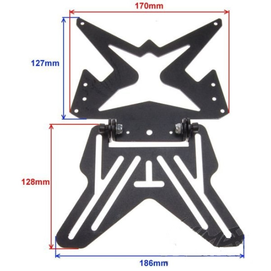 Universal license plate holder