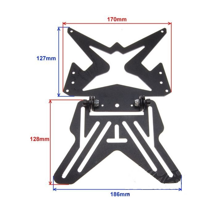 Universal license plate holder