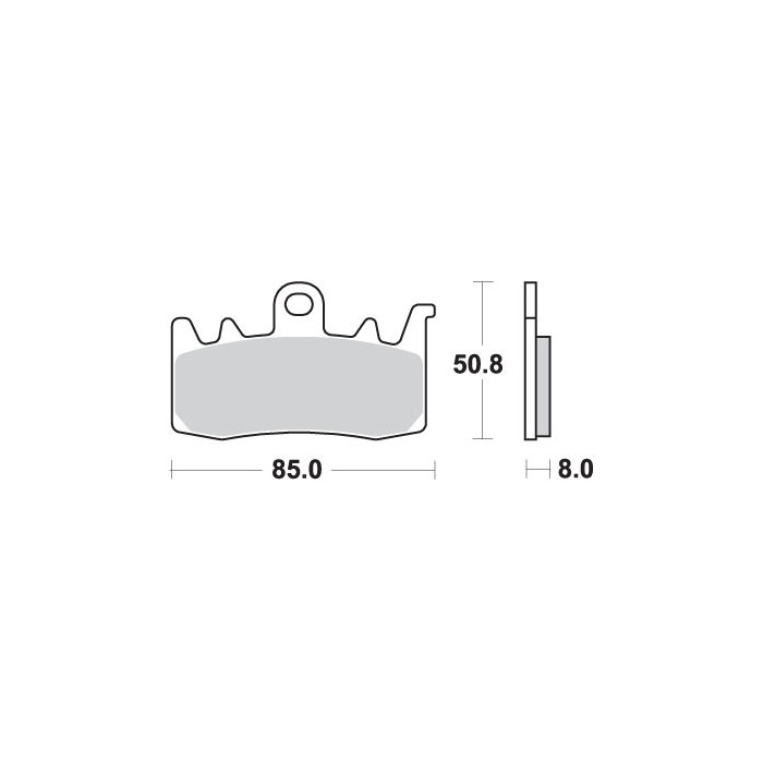 SBS brake pads KH630 RACING DUAL CARBON FRONT suitable for: APRILIA, BMW, DUCATI front
