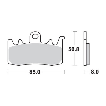 SBS brake pads KH630 RACING DUAL CARBON FRONT suitable for: APRILIA, BMW, DUCATI front