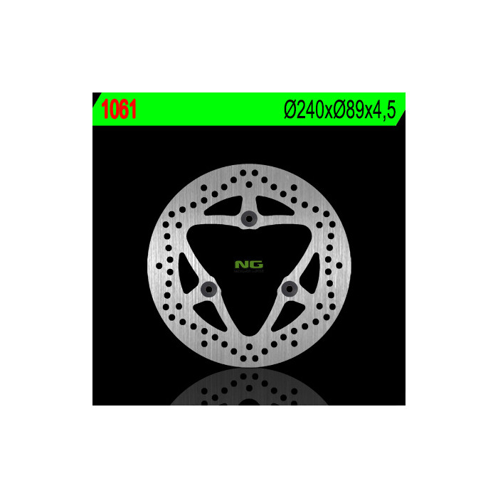 NG brake disc front / rear SUZUKI BURGMAN 125 / 200 '06-'14 (240X89X4,5) (3X10,5mm)