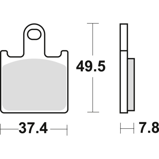 TRW LUCAS brake pads KH417 SINTER STREET KAWASAKI ZX6R 07-16, Z 750 11-14, front