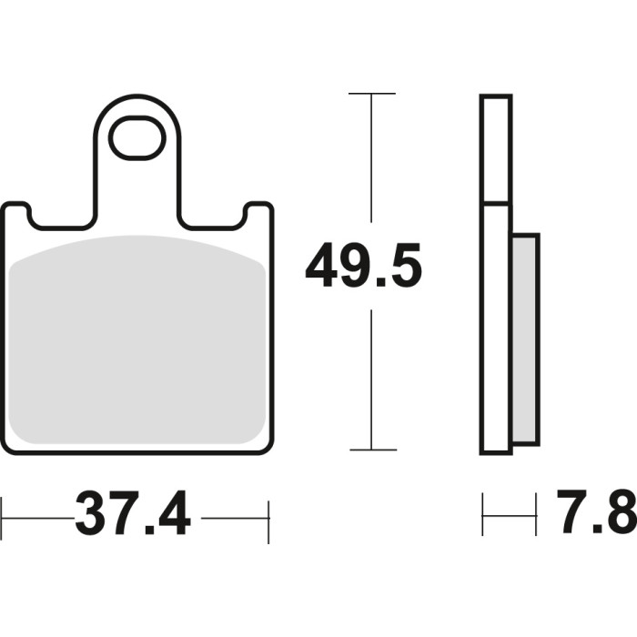 TRW LUCAS brake pads KH417 SINTER STREET KAWASAKI ZX6R 07-16, Z 750 11-14, front
