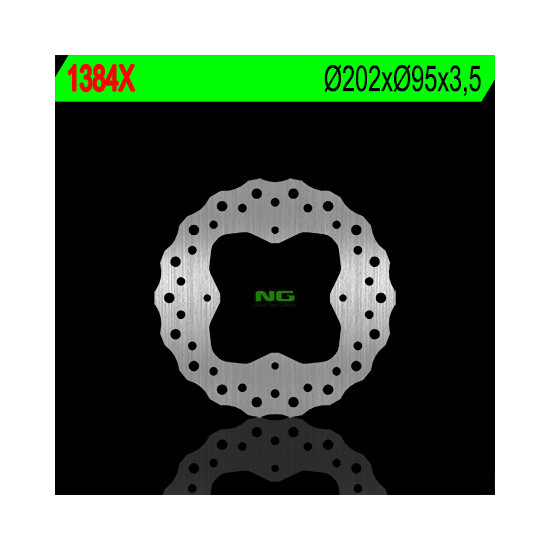 NG brake disc front / rear ARCTIC CAT 250 / 300 / 350 / 400 / 450 / 500 / 550 / 650 / 700 / 1000, KYMCO 375 / 400 / 450