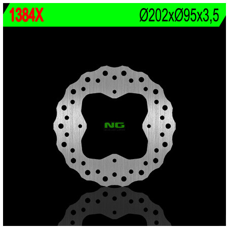 NG brake disc front / rear ARCTIC CAT 250 / 300 / 350 / 400 / 450 / 500 / 550 / 650 / 700 / 1000, KYMCO 375 / 400 / 450