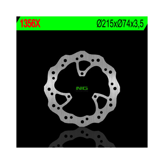 NG brake disc front PEUGEOT SPEEDFIGHT 50 '09-'14 (215X74X3,5) (3X8,5mm) WAVE