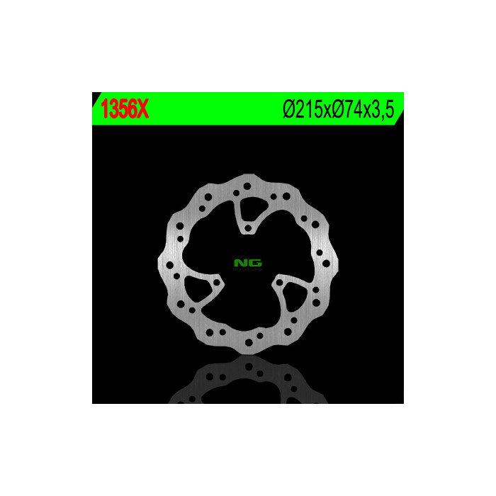 NG brake disc front PEUGEOT SPEEDFIGHT 50 '09-'14 (215X74X3,5) (3X8,5mm) WAVE