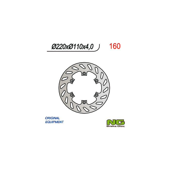 NG brake disc rear APRILIA / BETA (220x110x4)