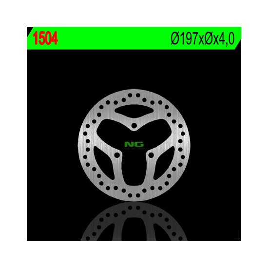 NG brake disc rear CAN-AM 450DS '08-'14 (197X4) (3X10.5mm)