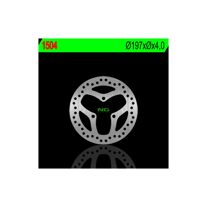 NG brake disc rear CAN-AM 450DS '08-'14 (197X4) (3X10.5mm)