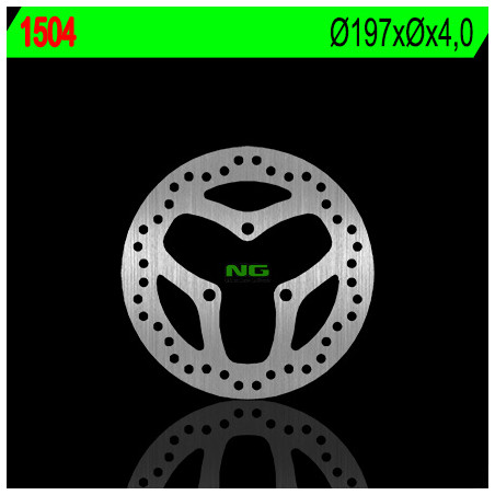 NG brake disc rear CAN-AM 450DS '08-'14 (197X4) (3X10.5mm)
