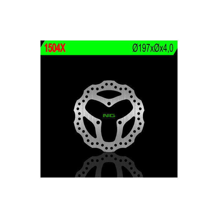 NG brake disc rear CAN-AM 450DS '08-'14 (197X4) (3X10,5mm) WAVE