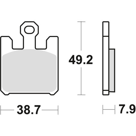 TRW LUCAS brake pads KH369 SINTER STREET KAWASAKI ZX6RR 03-06, ZX6R 636 03-06, front
