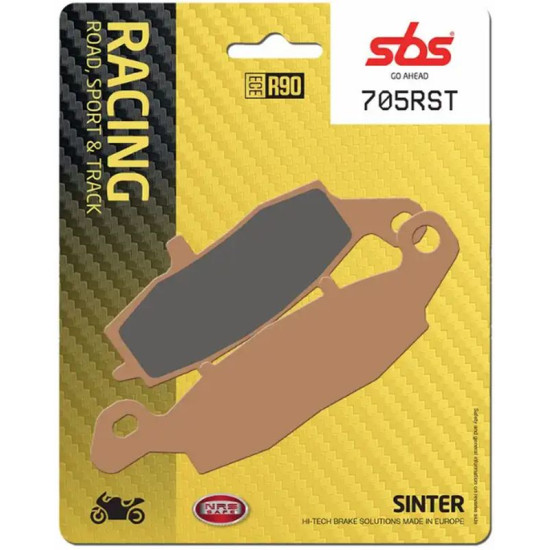SBS brake pads KH229 TRACKSPORT SINTER gold color (REPLACES THE MIXTURE RS)