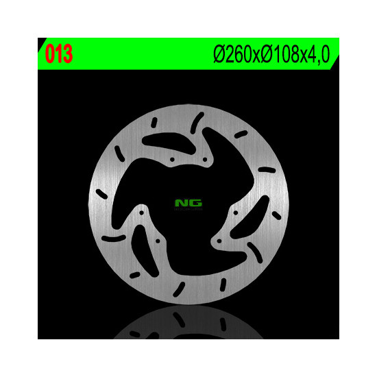 NG brake disc front GAS GAS HALLEY 125 / 450 '08-09, RIEJU MARATHON 125 '08-18, MRT / MRX / SMX 50 / 125 (260x108x4mm) (6