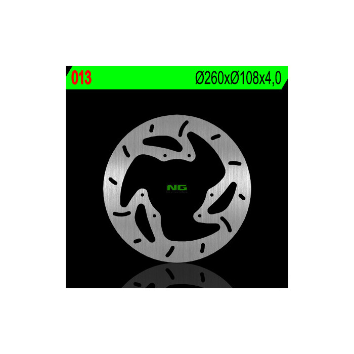 NG brake disc front GAS GAS HALLEY 125 / 450 '08-09, RIEJU MARATHON 125 '08-18, MRT / MRX / SMX 50 / 125 (260x108x4mm) (6