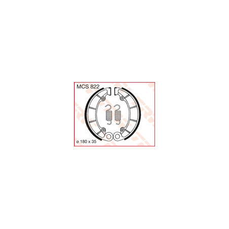TRW LUCAS drum brake pads (180X35mm) (H343)
