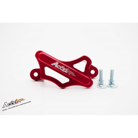 ACCEL brake caliper guard (rear) HONDA CR / CRF '02-'16, aluminum, color red