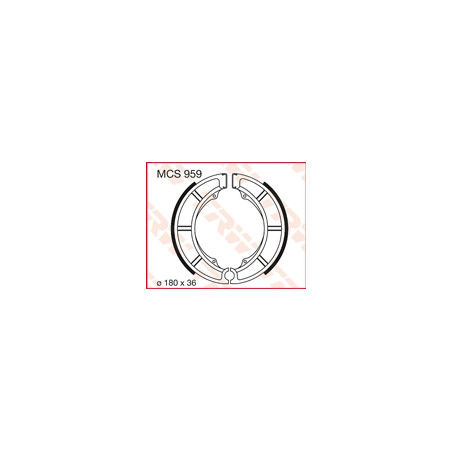 TRW LUCAS drum brake pads (180X36mm) (S626)