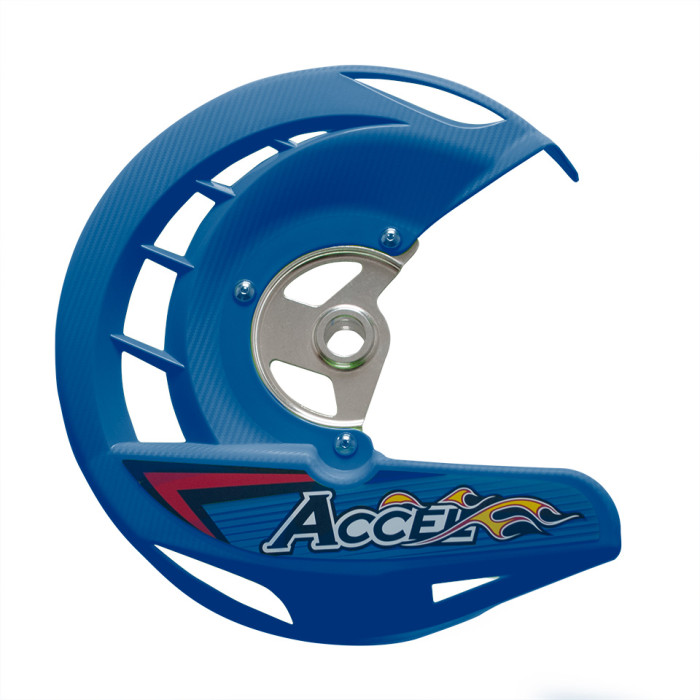 ACCEL priekinių stabdžių disko apsauga priekis YAMAHA YZ / YZF '14-'16, WRF '14-'16 spalva mėlyna
