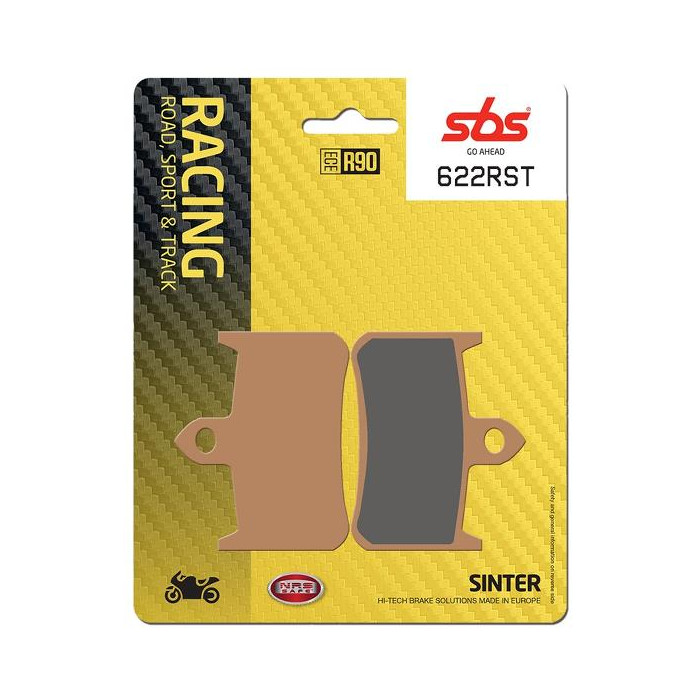 SBS brake pads KH187 TRACKSPORT SINTER gold color (REPLACES THE MIXTURE RS)