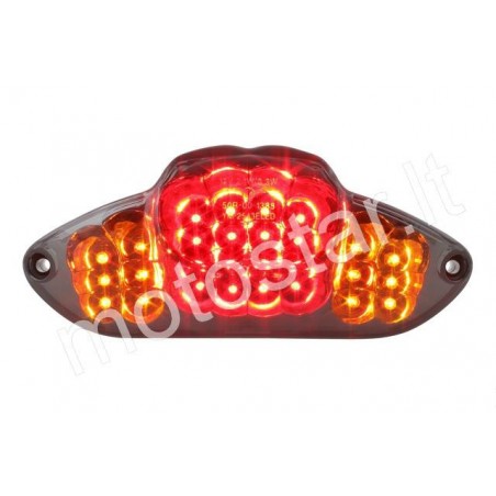 Gilera Runner SP, DNA STR8 LED Black Line taillight with turn signals