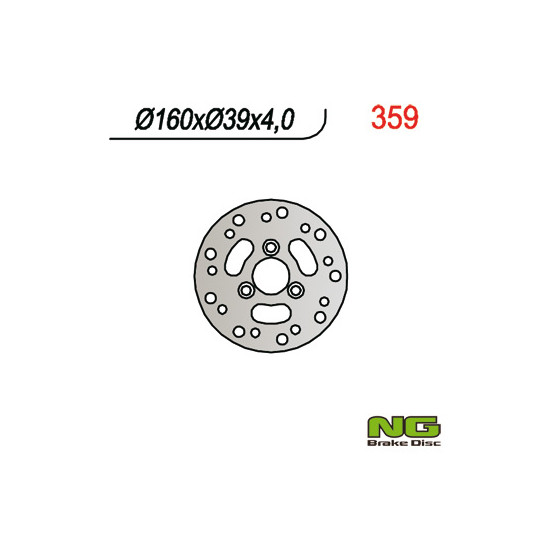 NG brake disc front HONDA SFX 50 (160x39x4)