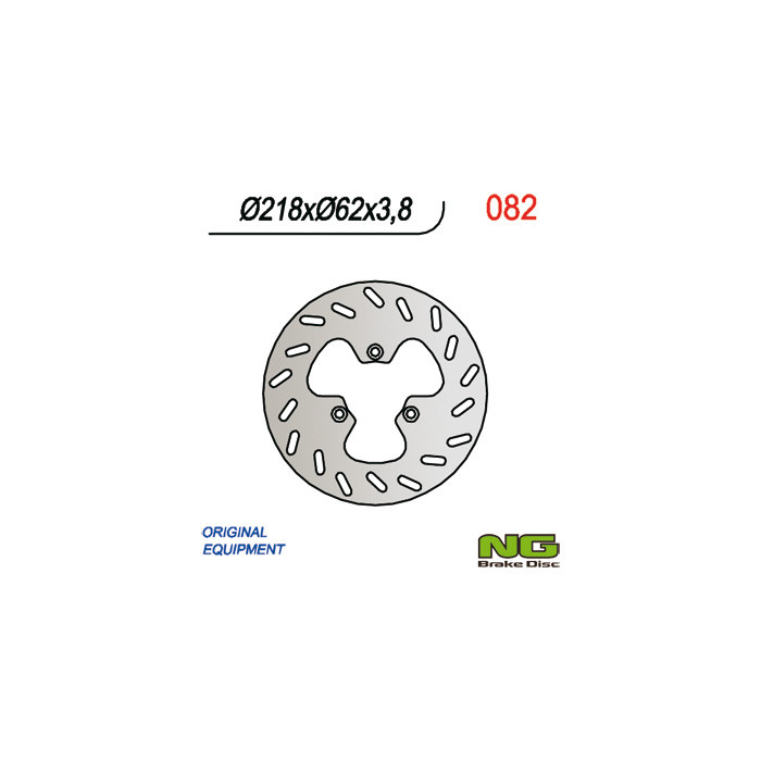 NG brake disc rear YAMAHA DT 50 R / SM, XT 125 X (218x62x3.5)