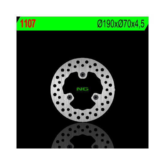 NG brake disc rear APRILIA 125 / 200 / 250 / 300 / 500 ATLANTIC (190X70X4,5) (3X8,5mm)