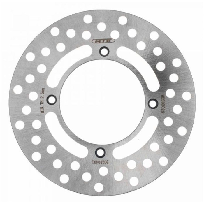 MTX brake disc rear KAWASAKI KX 80 / 100 '88-'01, SUZUKI RM 80 '90-'01, RM 85 '02-'04 (184X84X3mm) (4X6.5mm)
