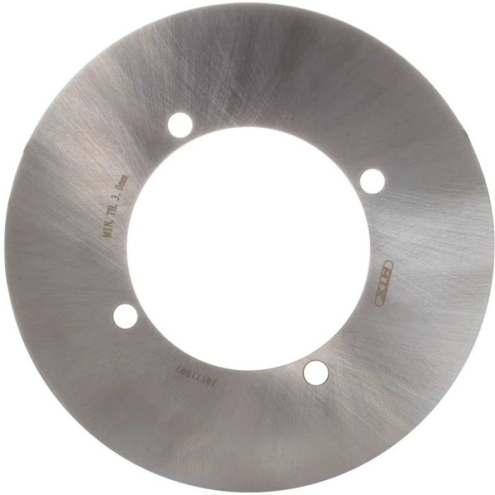 MTX brake disc rear YAMAHA YFM 450F GRIZZLY '07-'18, YFM 400 '05-'08, YFM 450 KODIAK '05-'06 (220X108X3,5mm) (4X10,5mm)