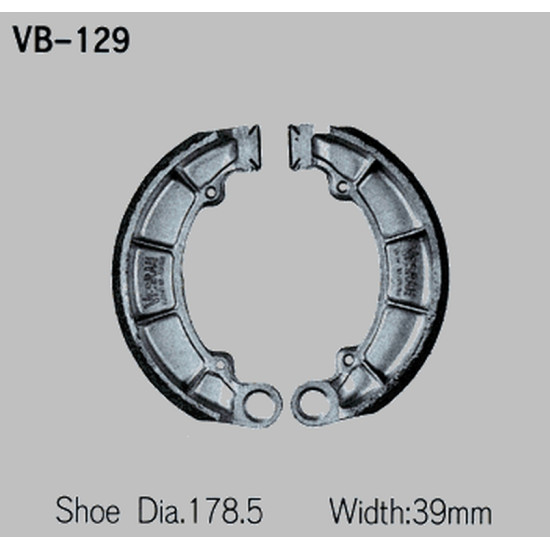VESRAH drum brake pads HONDA CB 650 / CB 750 (MADE IN JAPAN)