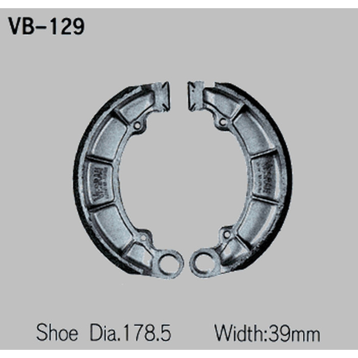 VESRAH būgninių stabdžių kaladėlės HONDA CB 650 / CB 750 (MADE IN JAPAN)