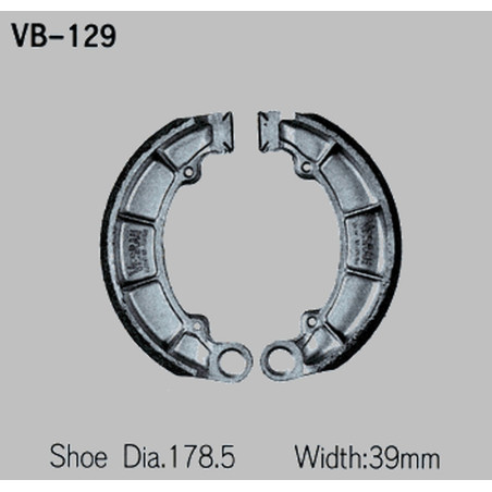 VESRAH būgninių stabdžių kaladėlės HONDA CB 650 / CB 750 (MADE IN JAPAN)