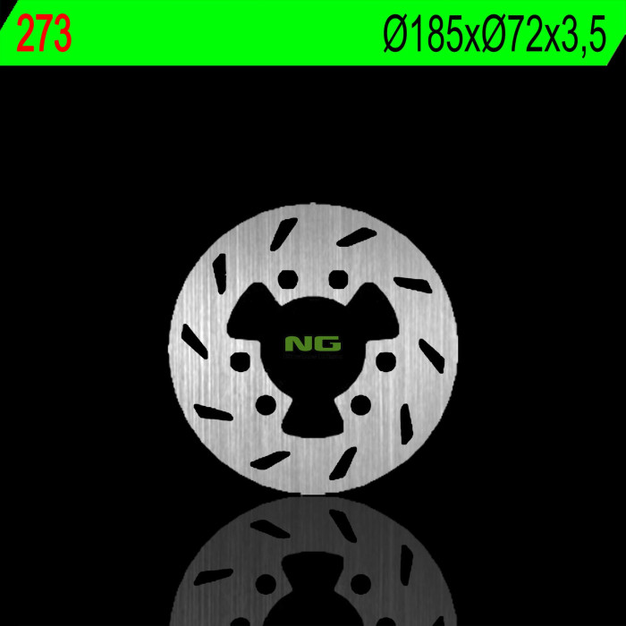 NG brake disc front BETA ALP 250 97-99, ST 250 97-99, ST 50 99-00 (185X72X3,5mm) (6X10,1mm)