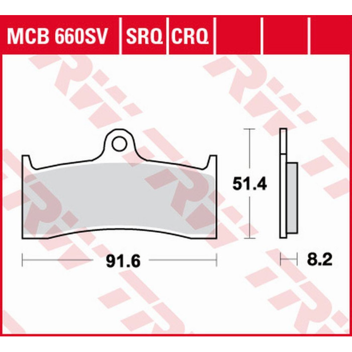 TRW LUCAS ZF stabdžių kaladėlės KH424 SINTER STREET BUELL M2 / S3 / X1 1200 '98-'02, HONDA CB 1300 '98-'00, KAWASAKI ZX-7RR '96-