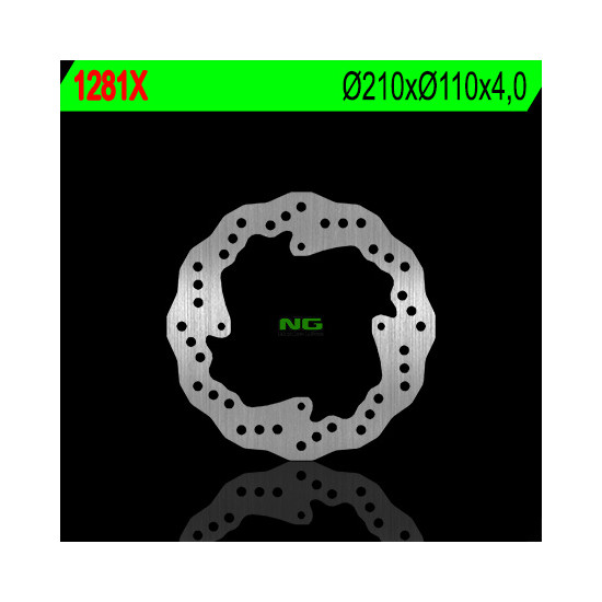 NG brake disc rear KTM SX 85 '11-'20 (210X110X4) KTM 250 / 350 FREERIDE '12-'17 WAVE