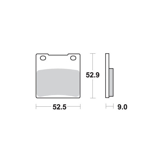 SBS brake pads KH63 / KH161 STREET EXCEL / RACING SINTER gold color