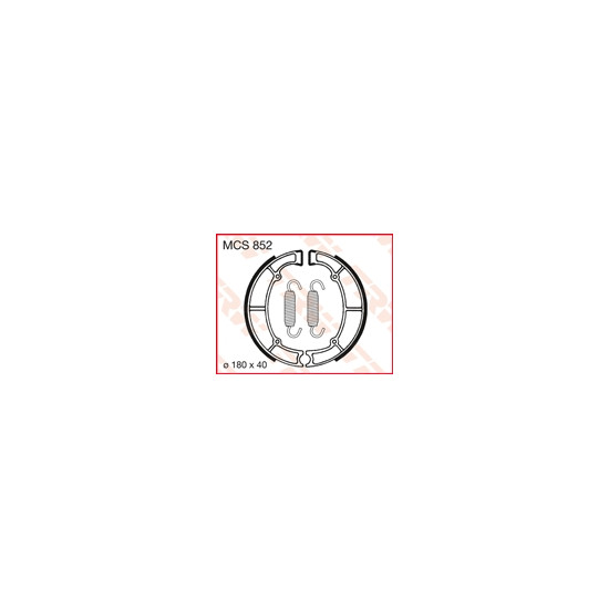 TRW LUCAS drum brake pads (180X40mm) (K709)