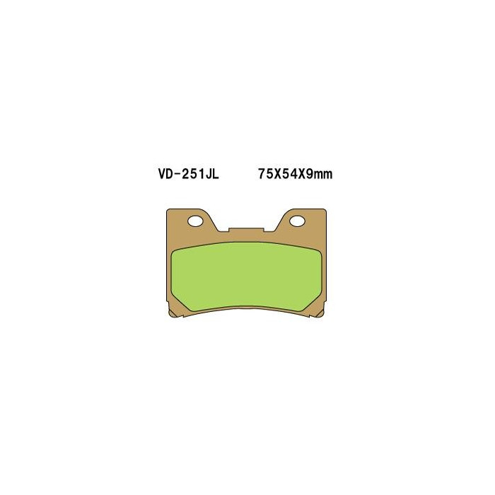 VESRAH brake pads KH160 Metalic sinter (gold color) (MADE IN JAPAN)