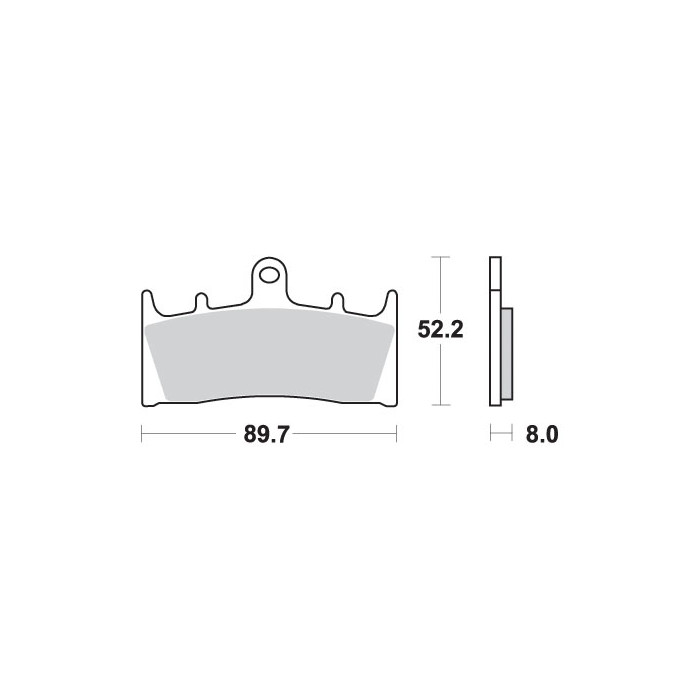 SBS brake pads KH188 RACING DUAL CARBON color black